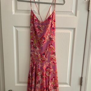 ASTR pink floral dress